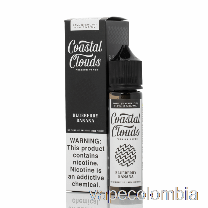 Vape Desechable Arándano Plátano - Costeras Nubes Co. - 60ml 3mg